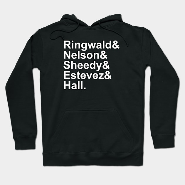 Breakfast Club Names Hoodie by @johnnehill